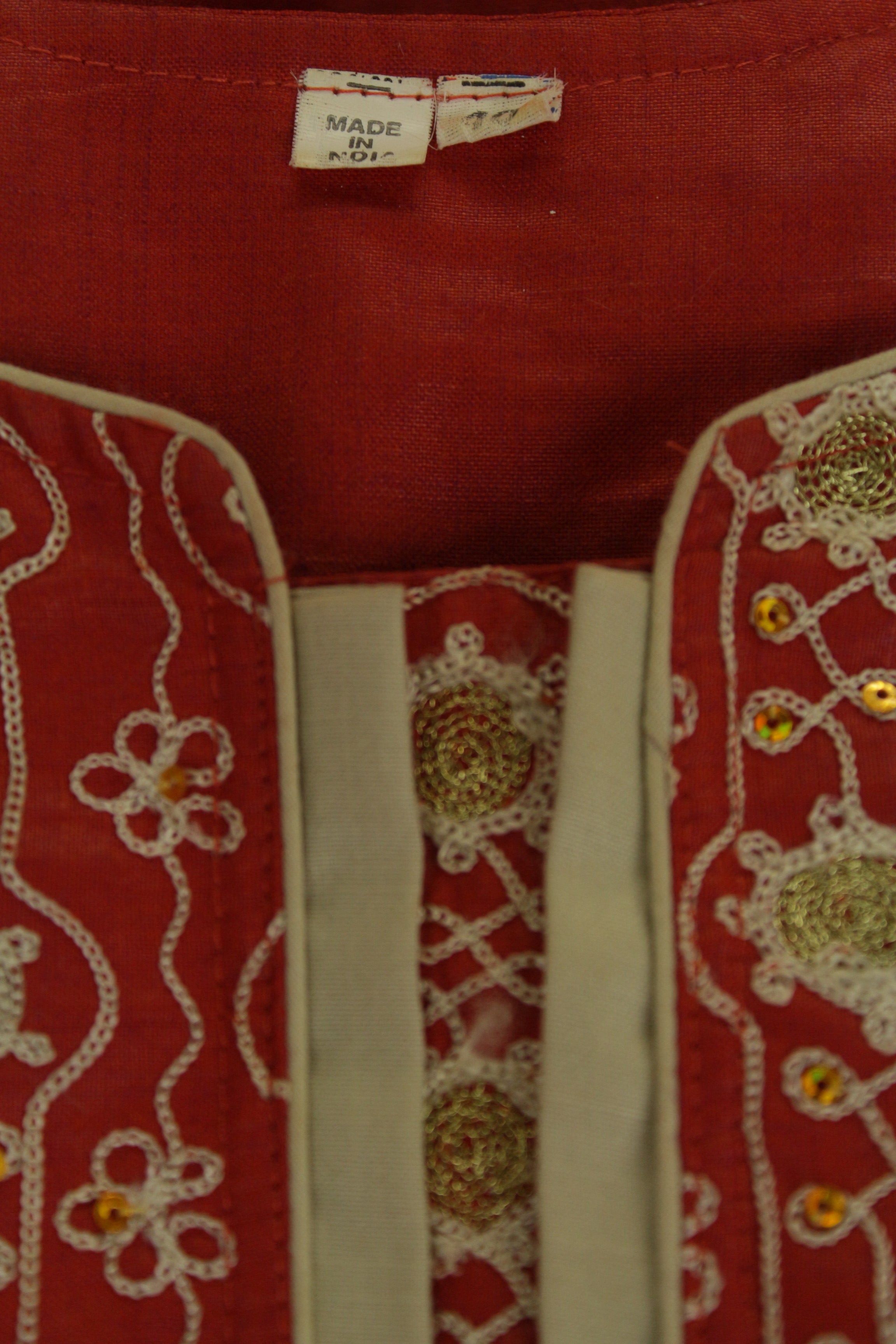 Vintage ethnic βραδινό φόρεμα