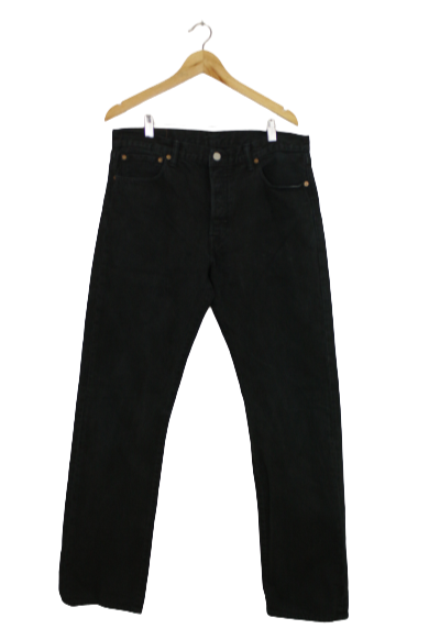 Levi's 501 μαύρο τζην παντελόνι 