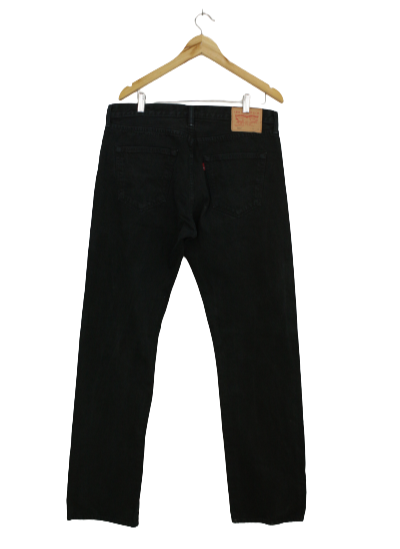 Levi's 501 μαύρο τζην παντελόνι 