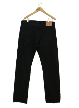 Levi's 501 μαύρο τζην παντελόνι 