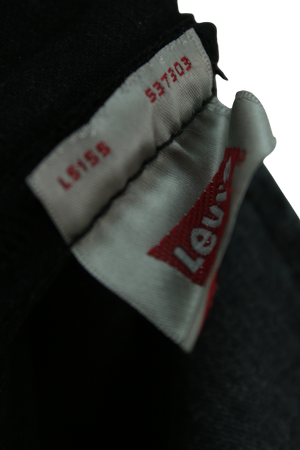 Levi's 501 μαύρο τζην παντελόνι 