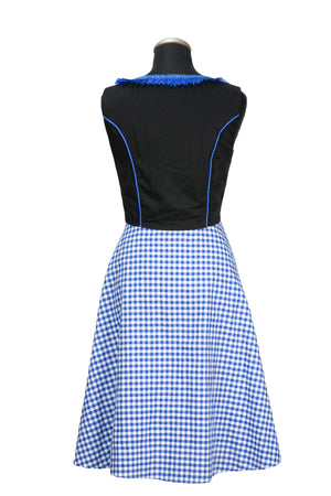Tyrolean style καρό φόρεμα - S
