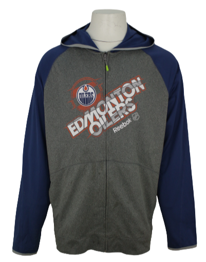 Reebok ζακέτα OILERS EDMONTON NHL αποτύπωμα 