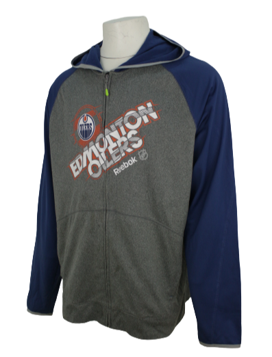 Reebok ζακέτα OILERS EDMONTON NHL αποτύπωμα 