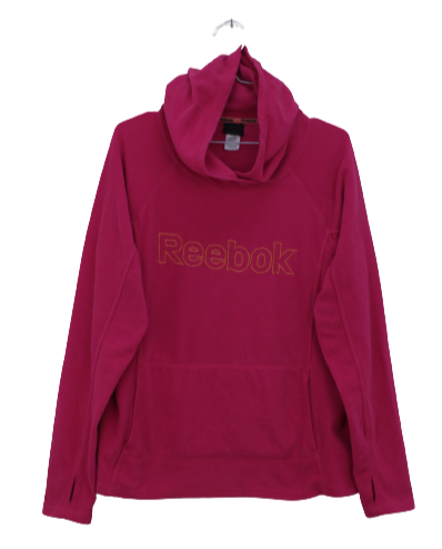 Reebok φούξια φλις hoodie - Μ/L