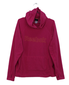 Reebok φούξια φλις hoodie - Μ/L