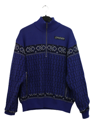Spyder σκι half zipper μπλούζα