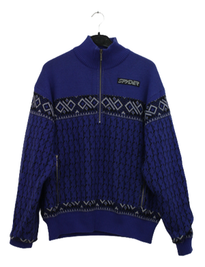 Spyder σκι half zipper μπλούζα