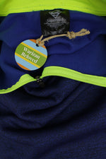 Μπλε half zipper "Superman" φούτερ μπλούζα - S