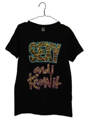Tshirt με "SEXY and i know" αποτύπωμα 