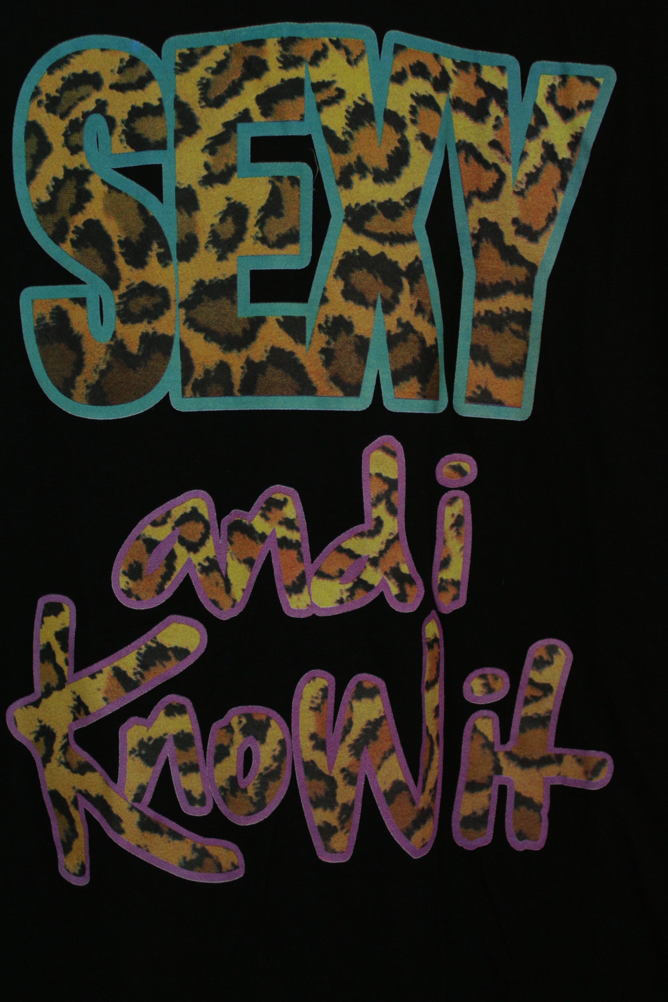 Tshirt με "SEXY and i know" αποτύπωμα 