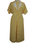 Vintage κίτρινο φόρεμα - M/L