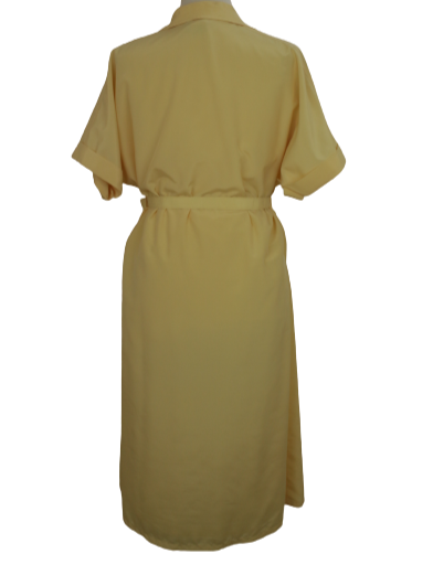 Vintage κίτρινο φόρεμα - M/L