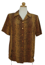 Vintage animal print πουκάμισο - Μ