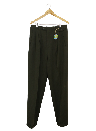 Vintage chino style χακί παντελόνι - M