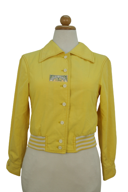 Vintage cropped bomber τζάκετ με διχρωμία