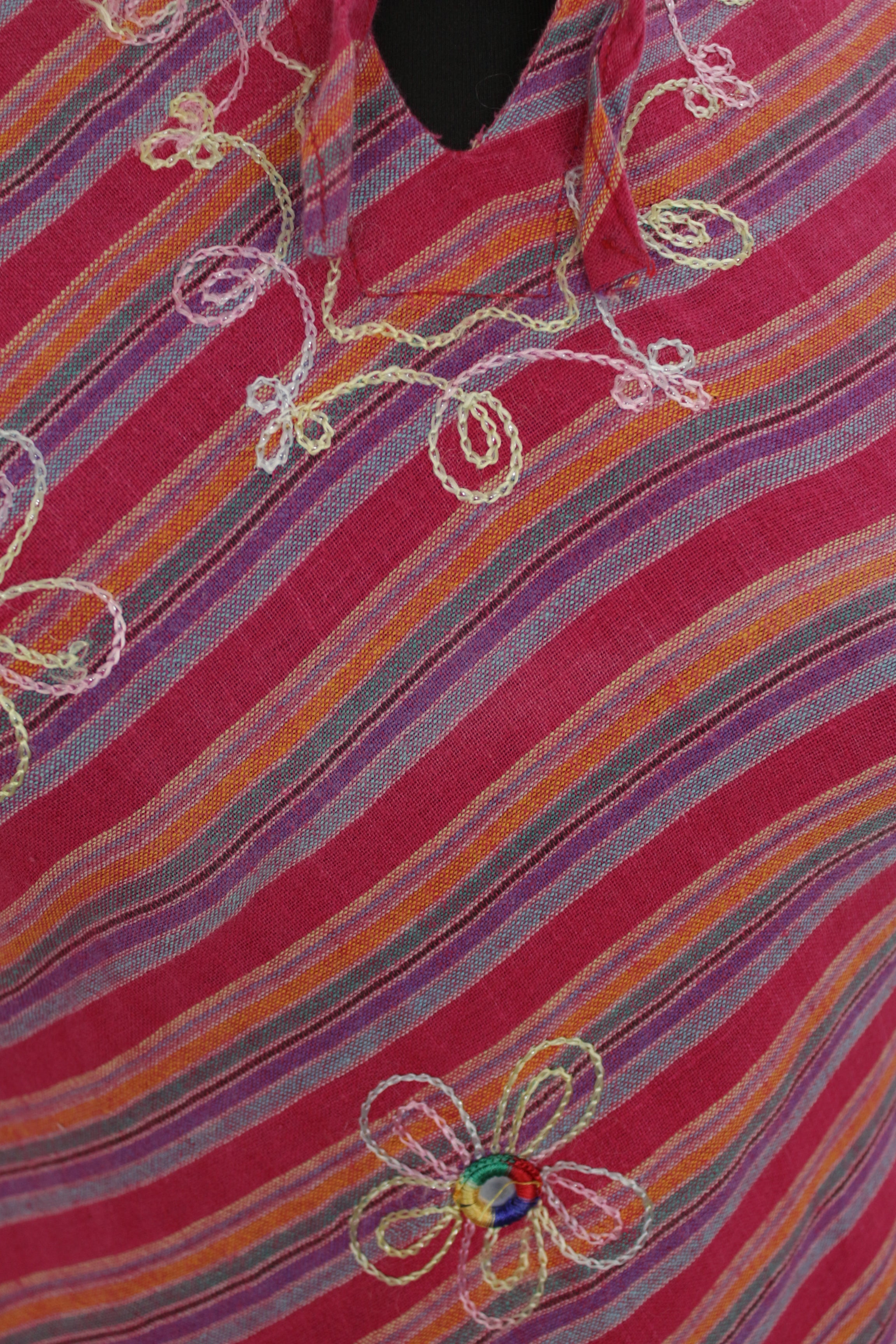 Vintage ethnic ριγέ τοπ - S
