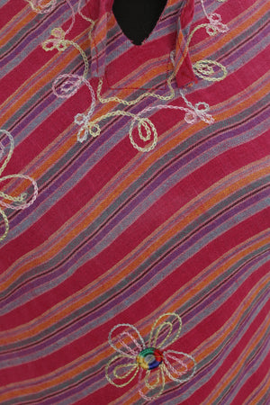 Vintage ethnic ριγέ τοπ - S