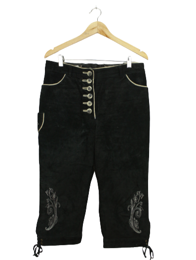 Vintage lederhosen παντελόνι - M