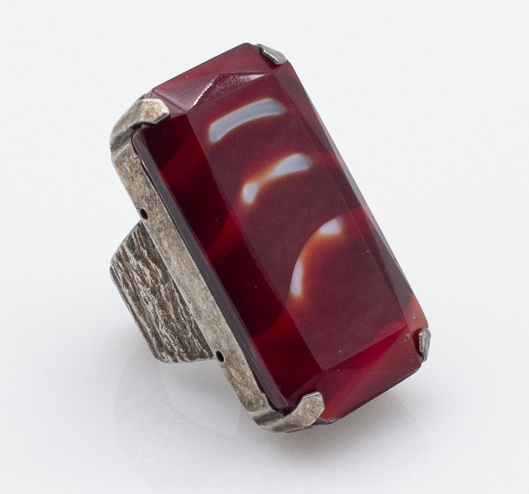 Χειροποίητο δαχτυλίδι με κρύσταλλα Swarovski