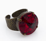 Χειροποίητο δαχτυλίδι με κρύσταλλα Swarovski