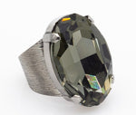 Χειροποίητο δαχτυλίδι με κρύσταλλα Swarovski