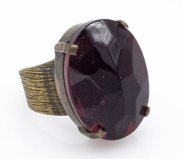 Χειροποίητο δαχτυλίδι με κρύσταλλα Swarovski