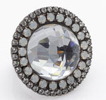 Χειροποίητο δαχτυλίδι με κρύσταλλα Swarovski