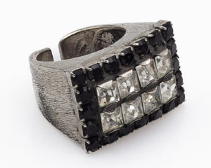 Χειροποίητο δαχτυλίδι με κρύσταλλα Swarovski