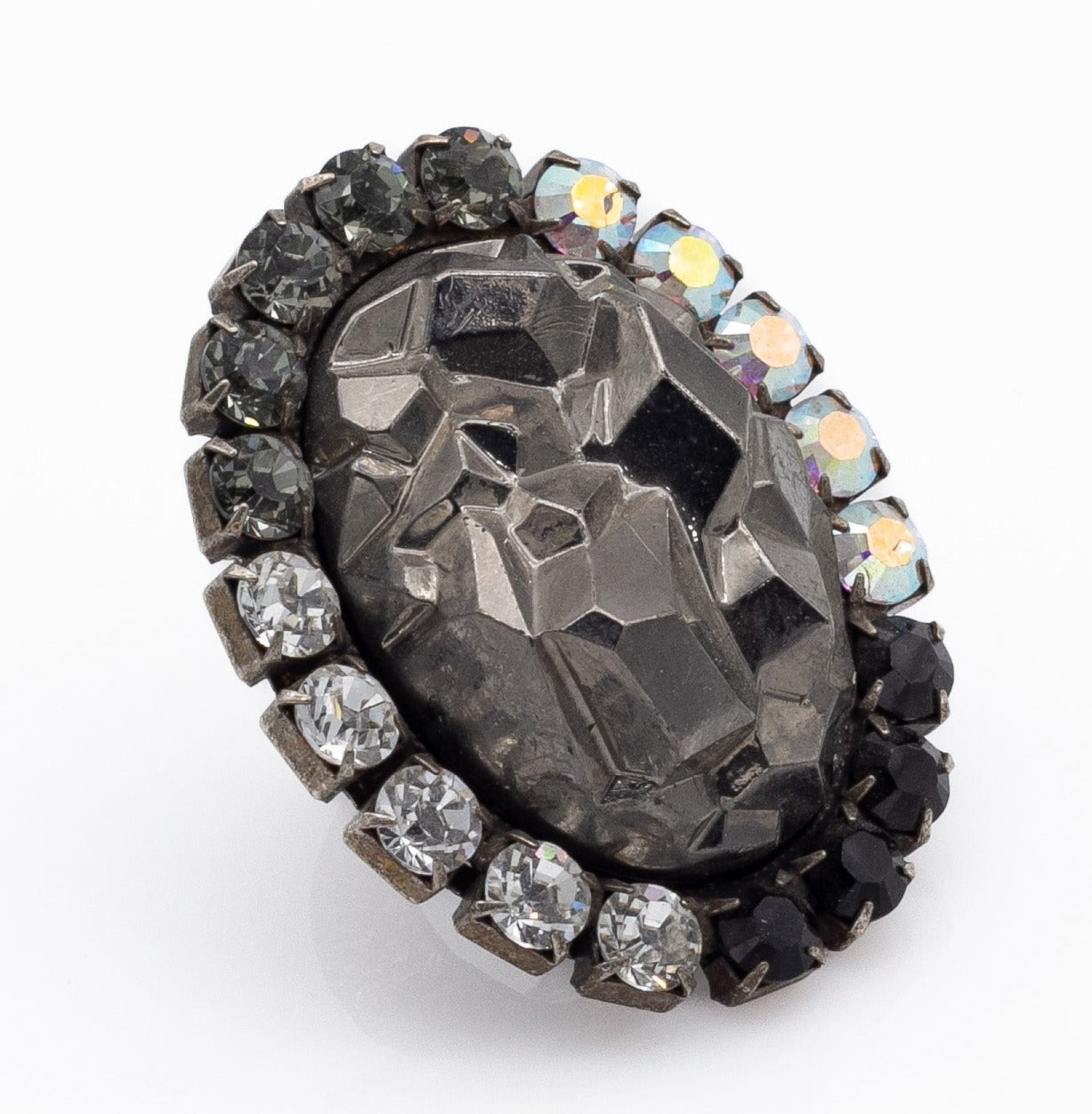 Χειροποίητο δαχτυλίδι με κρύσταλλα Swarovski