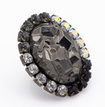 Χειροποίητο δαχτυλίδι με κρύσταλλα Swarovski