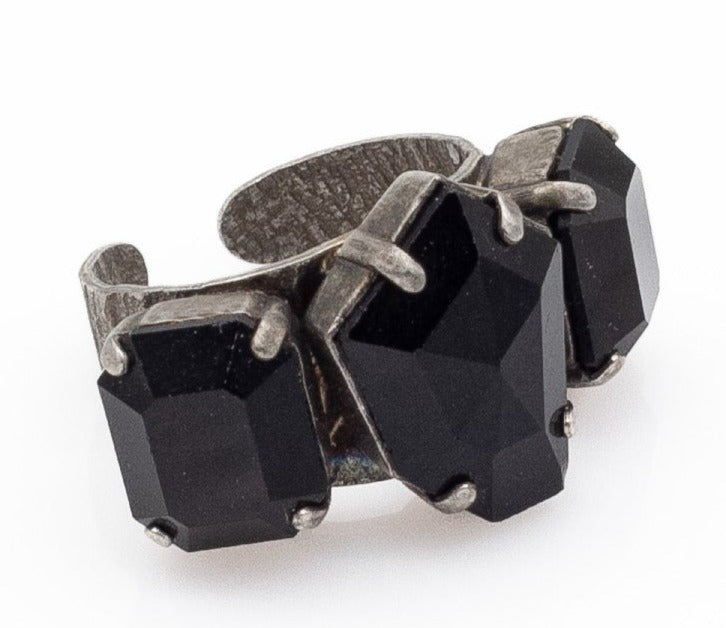 Χειροποίητο δαχτυλίδι με κρύσταλλα Swarovski
