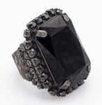 Χειροποίητο δαχτυλίδι με κρύσταλλα Swarovski