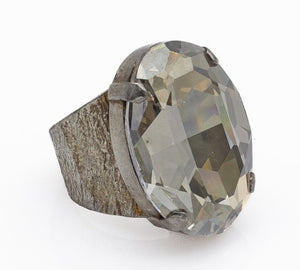 Χειροποίητο δαχτυλίδι με κρύσταλλα Swarovski 