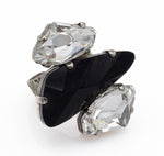 Χειροποίητο δαχτυλίδι με κρύσταλλα Swarovski 