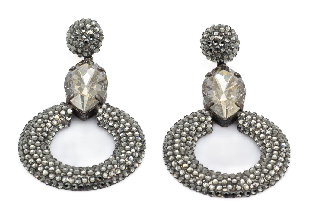 Χειροποίητο σκουλαρικια με κρύσταλλα Swarovski 