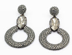 Χειροποίητο σκουλαρικια με κρύσταλλα Swarovski 