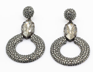 Χειροποίητο σκουλαρικια με κρύσταλλα Swarovski 