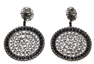 Χειροποίητο σκουλαρικια με κρύσταλλα Swarovski 