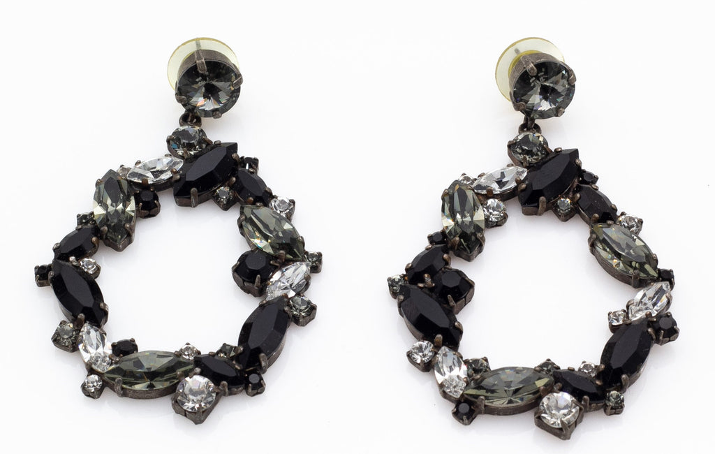 Χειροποίητο σκουλαρικια με κρύσταλλα Swarovski 