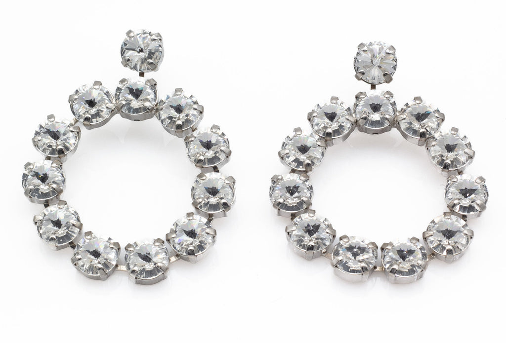Χειροποίητο σκουλαρικιαμε κρύσταλλα Swarovski 