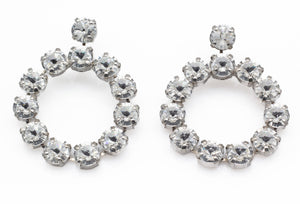 Χειροποίητο σκουλαρικιαμε κρύσταλλα Swarovski 