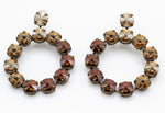 Χειροποίητο σκουλαρικια με κρύσταλλα Swarovski 