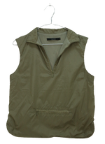 Μπεζ αδιάβροχο  half zipper τοπ - XS