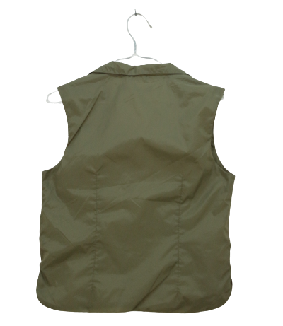 Μπεζ αδιάβροχο  half zipper τοπ - XS