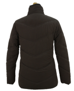 Καφέ puffer τζάκετ 