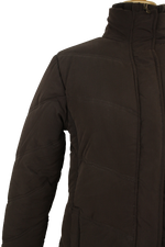 Καφέ puffer τζάκετ 