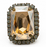 Χειροποίητο δαχτυλίδι με κρύσταλλα Swarovski