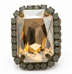 Χειροποίητο δαχτυλίδι με κρύσταλλα Swarovski
