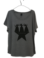 Γκρι tshirt με αποτύπωμα -